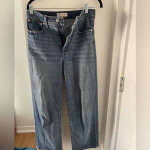 Madewell Slim Wide Leg Crop Jean 27